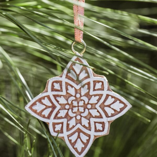 Wood Star Ornament