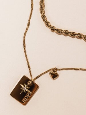 Hope Statement Necklace Set