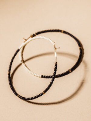 Cafe Hoop Earrings